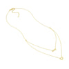 Script Mom and Open Heart Duet Necklace