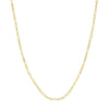 White Enamel Bead on Piatto Chain