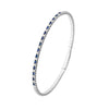 Sapphire &amp; Diamond Flex Tennis Bracelet (7/8tcw)
