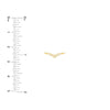 Diamond Wing Micro Stud Earrings