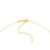 Engravable Bar Necklace with 1/3tcw Diamond Border