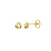 Mini 3 Loop Love Knot Earrings