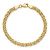 14K Polished Byzantine Bracelet