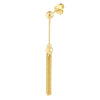 Double Bead and Tassel Earrings