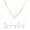 Paper Clip Toggle Necklace
