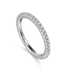14K White Gold Diamond Matching Wedding Band
