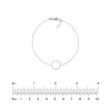Open Wire Circle Adjustable Bracelet