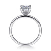 14K White Gold Solitaire Diamond Engagement Ring