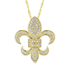 14K FLEUR DE LIS