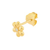 1.5pt Diamond Flower Stud Earrings