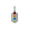 Family Jewelry Birthstone &amp; Diamond Set Pendant