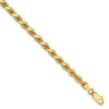 10K 4mm Diamond-Cut Rope Chain