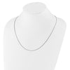 Sterling Silver RH-plated Adjustable Box Chain Anklet