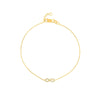 Mini CZ Infinity Adjustable Bracelet