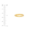 Double Twist Polished Tube Ring