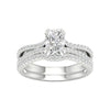 14K 1.50Ct Lab Grown Diamond Bridal Set