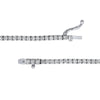 4-5/8tcw Round Diamond Solitaire Tennis Necklace
