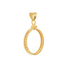 American Eagle 1/4 Oz Diamond Cut Bezel