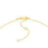 Wave In Circle Necklace