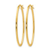 14K Polished Oval Hoop Earrings
