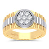 14K 0.50Ct Diamond Mens Ring