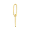 Paper Clip Dangle Earrings on Post Back