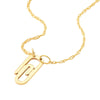So You Mini Paper Clip Necklace