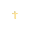 Cross Profile Stud Earrings