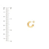 8mm ID Polished Open Hoop Earrings