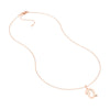 Script 'O' with Diamond Bezel Necklace