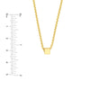 Engravable Square Necklace