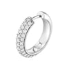 3 Row Diamond Pave Huggies (3/4tcw)