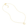 Diamond Trinity Door Knocker Necklace
