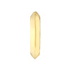 Knife Edge Oval Hoop Earrings