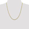 10K 2.75mm Diamond-Cut Rope Chain