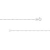 0.9mm Barrel Saturn Cable Chain with Spring Ring