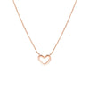 Mini Open Heart Necklace