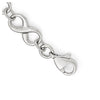 14K White Gold Polished Bracelet