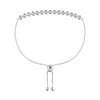 1/5tcw Diamond Bezel Tennis Bolo Bracelet