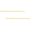 Octagon Clasp Paper Clip Bracelet