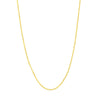 D/C Cable Chain Necklace with Slider Bead