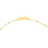 Faceted Bead Saturn Chain
