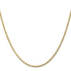 14K 1.75mm Diamond-Cut Rope Chain
