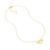 Script Mom in Open Heart Adjustable Necklace