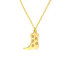 So You Five Stars Cowboy Boot Necklace
