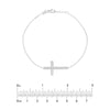 E2W Sideways Cross Bracelet