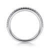 14K White Gold Diamond Matching Wedding Band