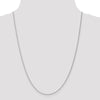 10K White Gold 1mm Spiga Chain