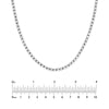 Large Bezel Set Diamond Necklace (7tcw)