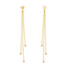 Bead Chain Earring Extensions with Bead Tips